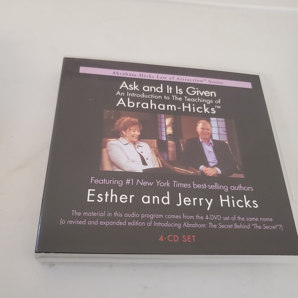 Ask and It Is Given Abraham-Hicks 4-CD Set Esther Jerry Hicks Law of Attraction